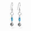 Blue Pearl Beaded Earrings-BOGO Free