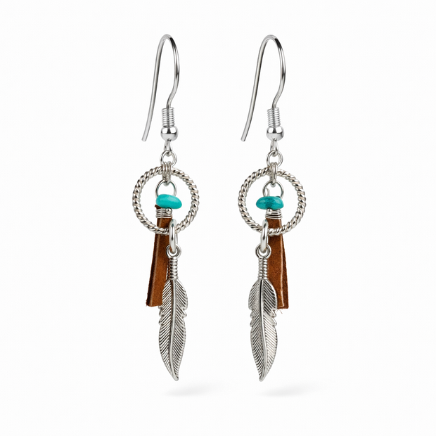 Bohemian Turquoise Earrings-BOGO Free