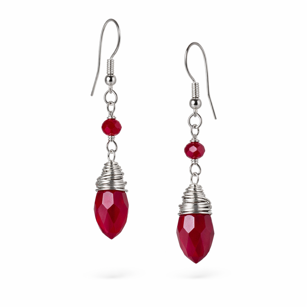 Crystal Wrapped Earrings