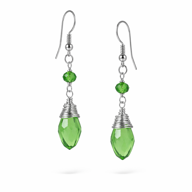 Crystal Wrapped Earrings