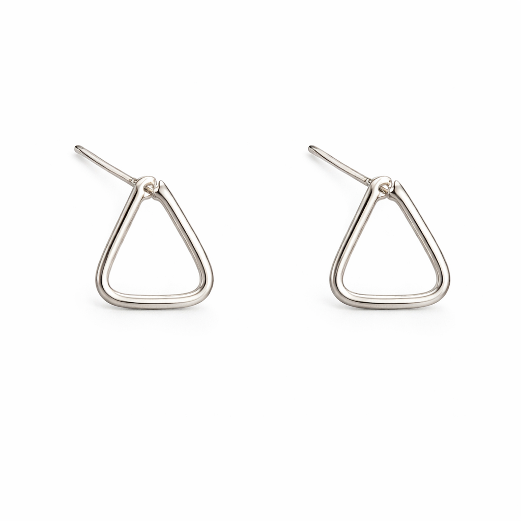Geometric Triangle Earrings