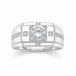 Silver Plated Men’s Fashion Ring