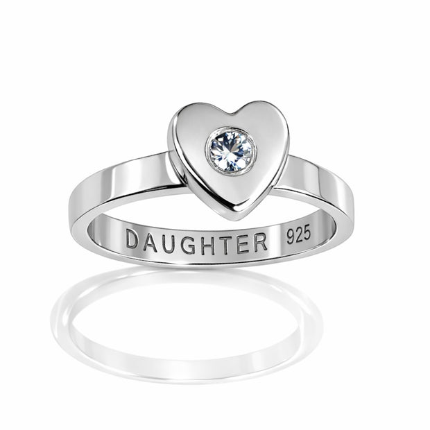 Daughter Heart Ring