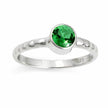 Emerald CZ Ring