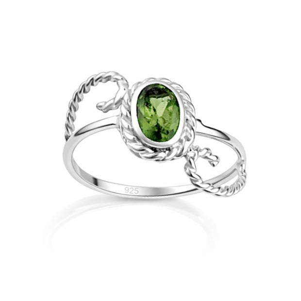 Peridot Design Ring