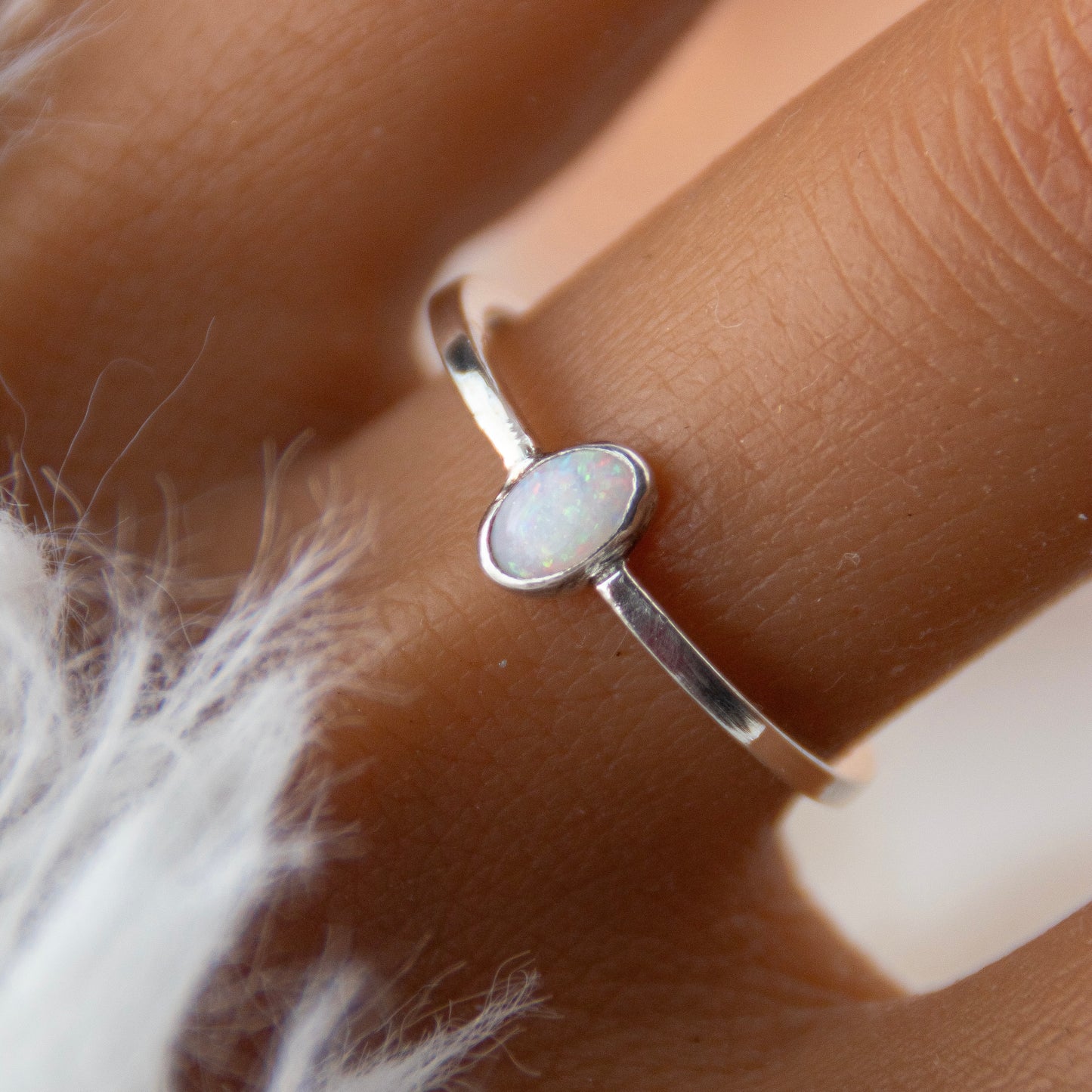 Opal Oval Ring