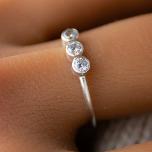 3 Stone Promise Ring