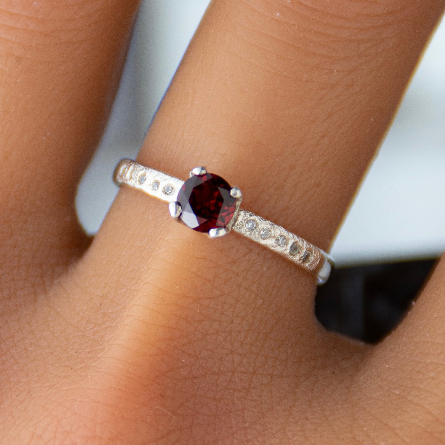 Garnet Birthstone Ring